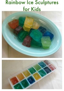 Explore the Colors of the Rainbow: Rainbow Ice Sculptures for Kids!