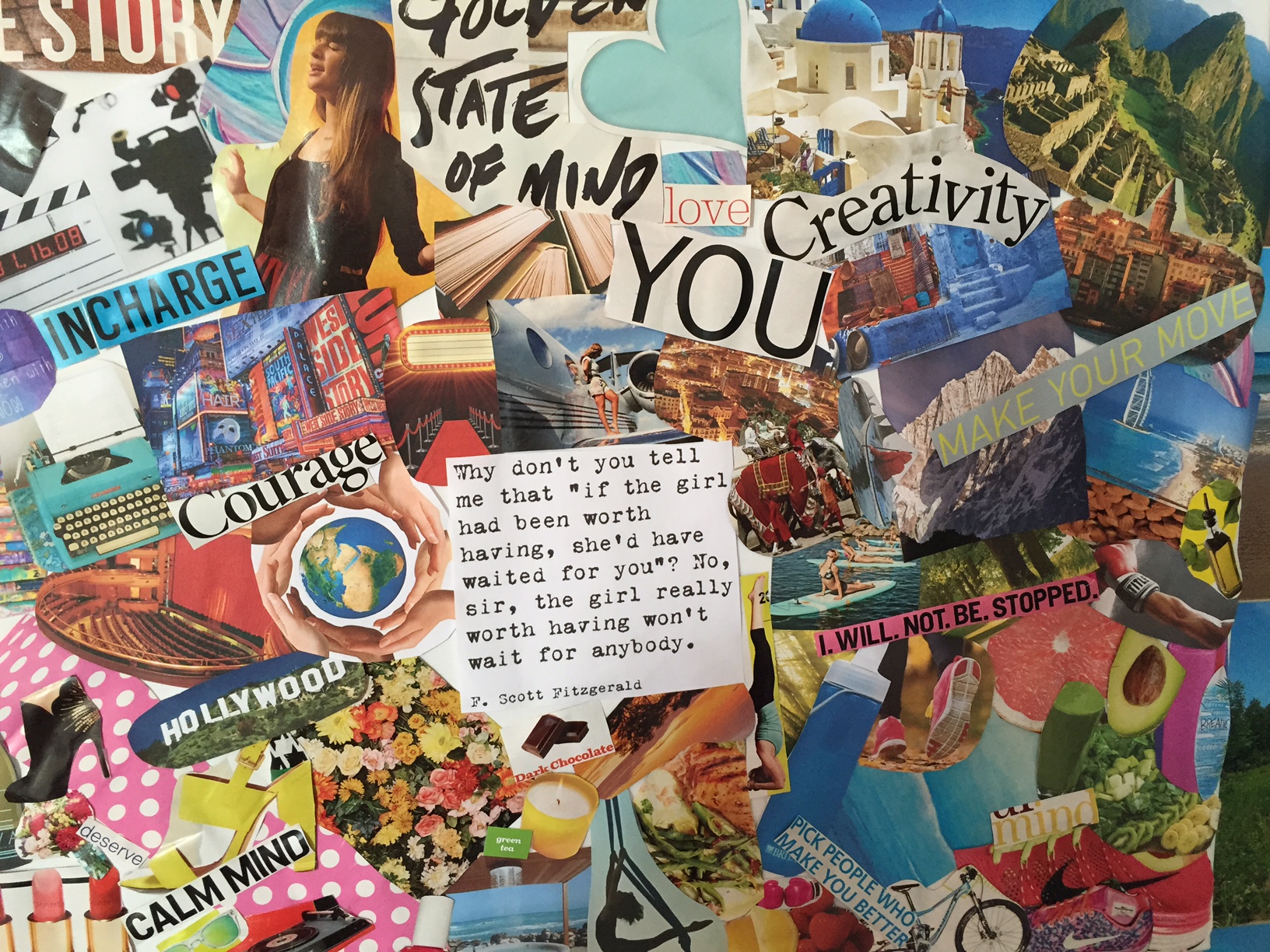 Making a Vision Board - A Personalized Wall Hanging Based on YOUR Goals ...