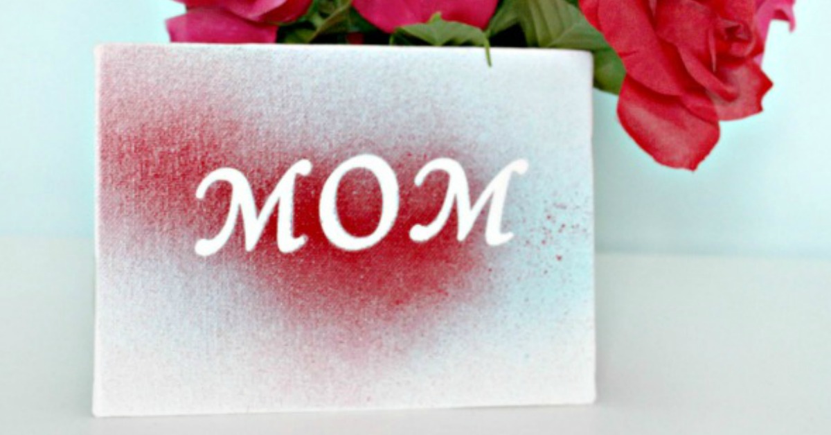 canvas painting ideas for mother's day