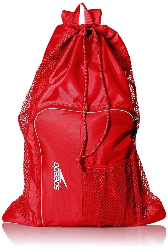 Red Speedo Deluxe Ventilator Mesh Bag BACK TO SCHOOL 