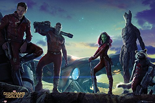 Guardians Of The Galaxy - Movie Poster (The Guardians) (Size: 36&quot; x 24&quot;)