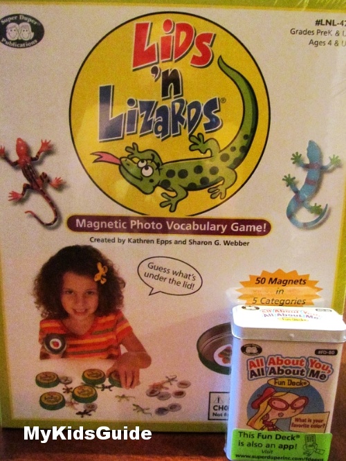 Educational Games for kids: Super Duper Lids 'n Lizards & Fun Deck Cards