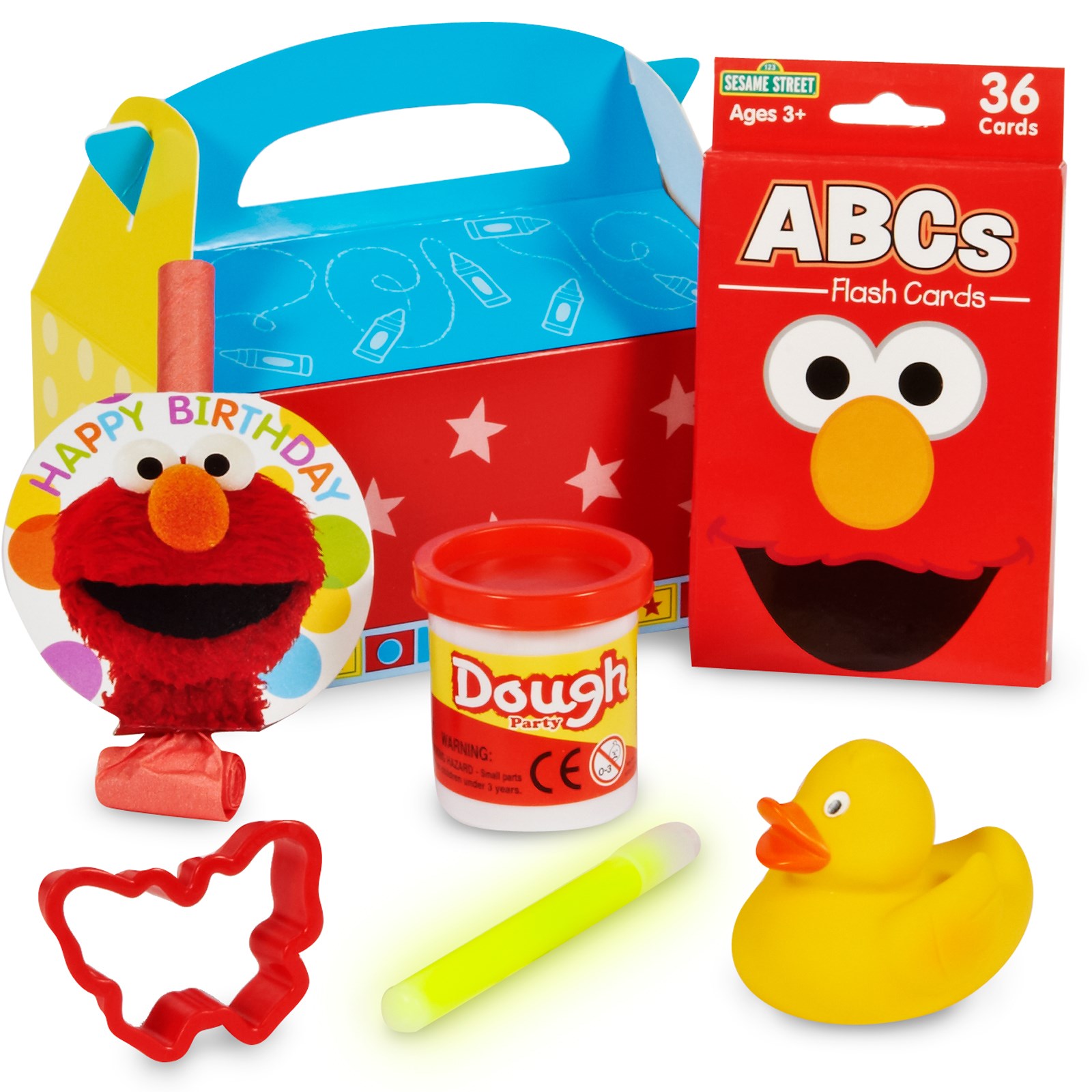 Sesame Street Elmo Party - Filled Party Favor Box for your Elmo Party Games for Toddlers 