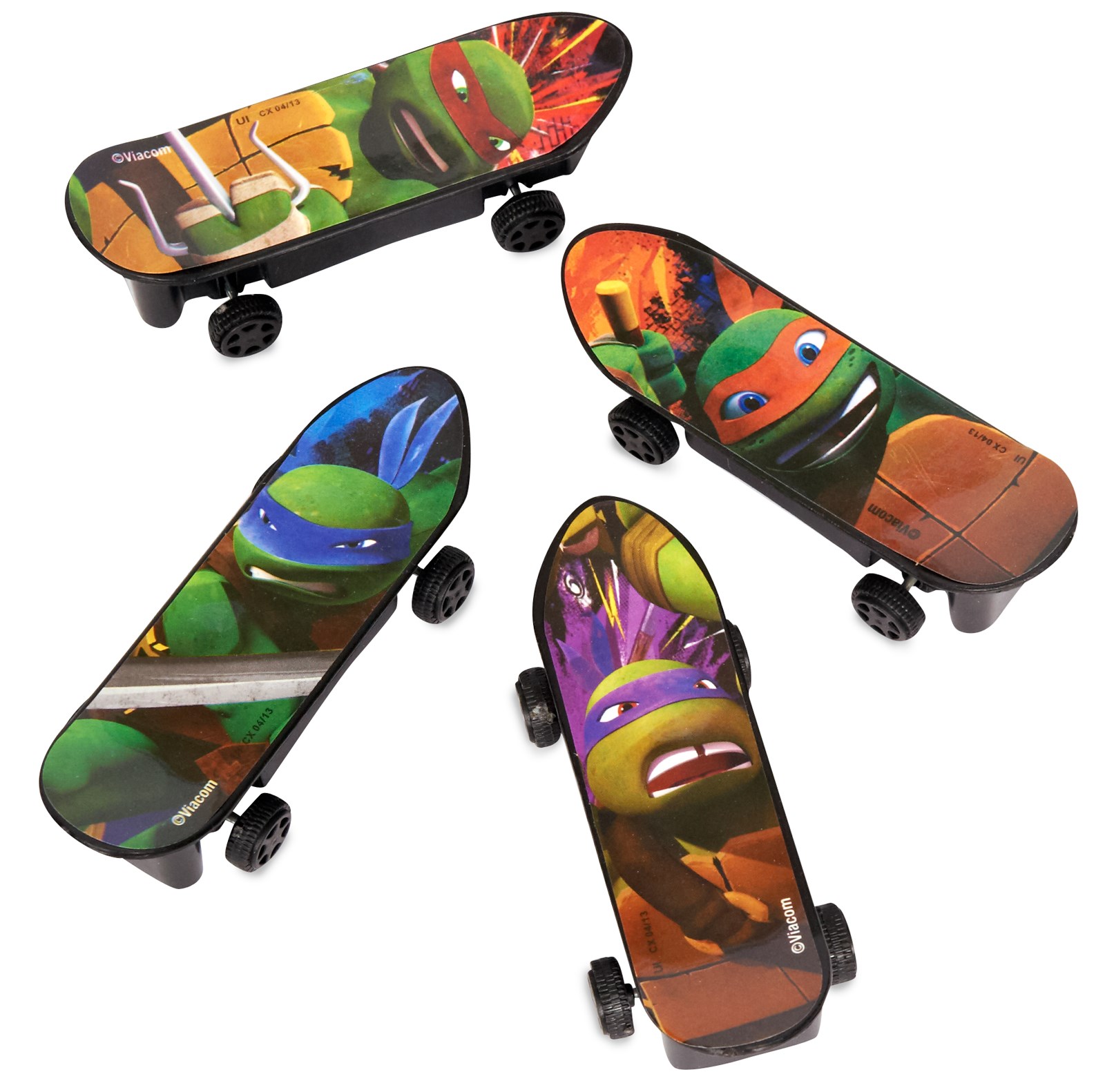 Nickelodeon Teenage Mutant Ninja Turtles Skateboards for Ninja Turtle Party Games For Preschoolers 