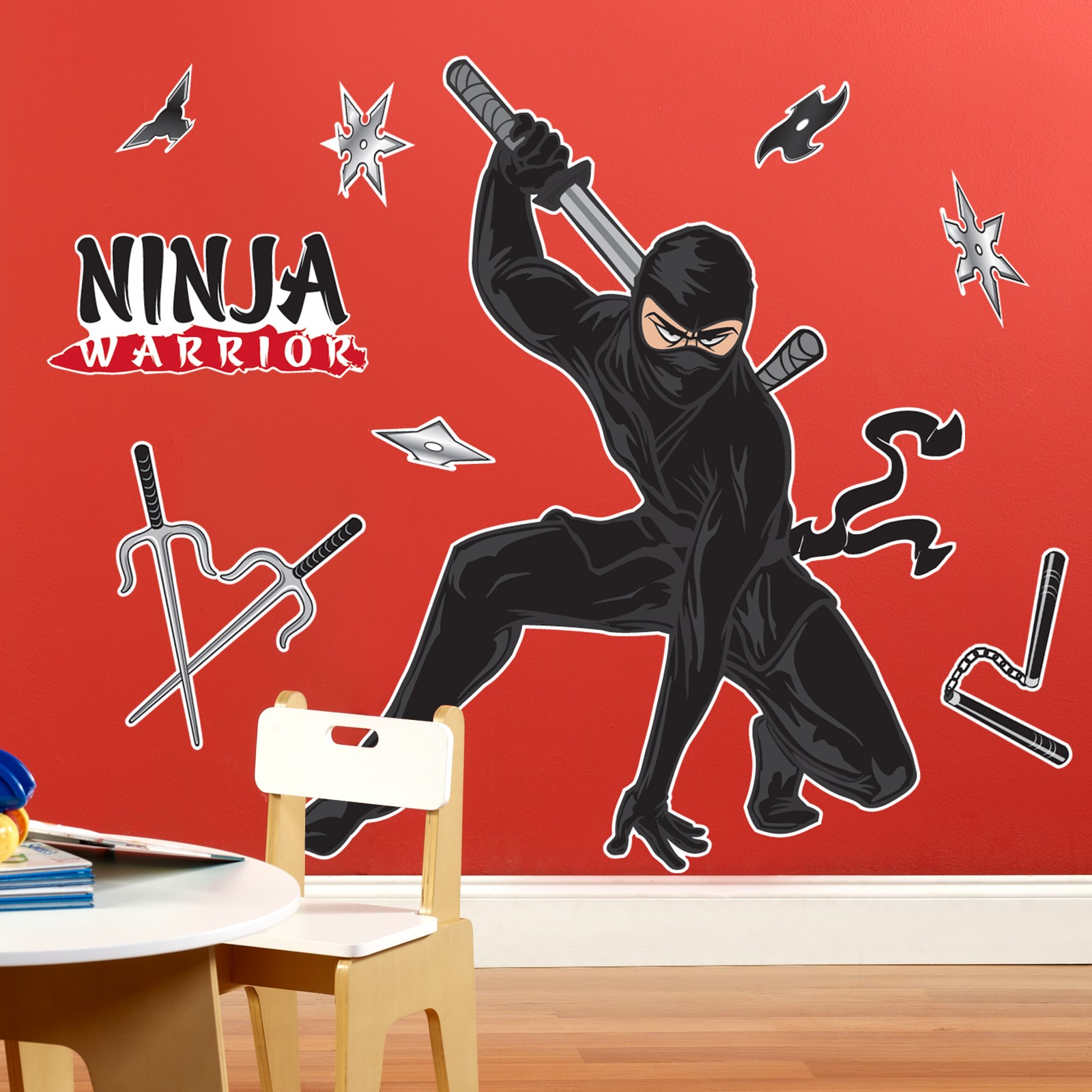 Ninja Warrior Party Giant Wall Decals: Ninja Birthday Party Ideas For Preschoolers