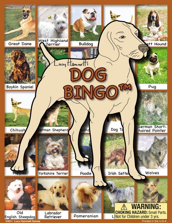 Dog Games for Kids: Dog Bingo