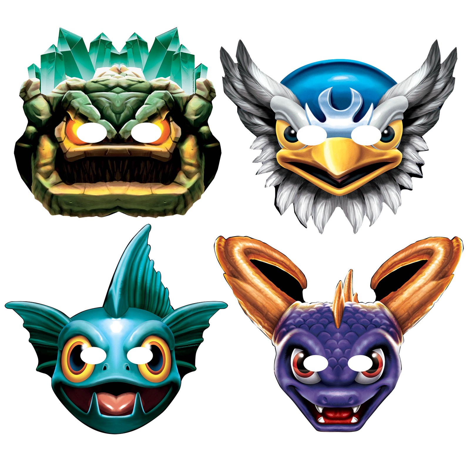 Skylanders Paper Masks Assortment | Skylanders Party Supplies