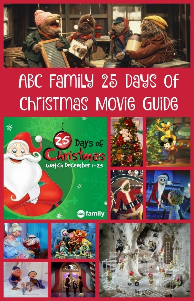 Don't miss any of your favorite Christmas movies or holiday specials, check out our ABC Family 25 Days of Christmas Movie & Specials Guide to see what's playing during the iconic event! 