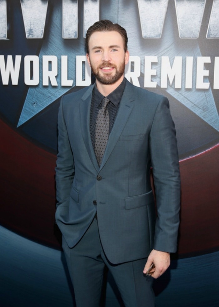 Chris Evans at the LA Premiere Of Captain America: Civil War