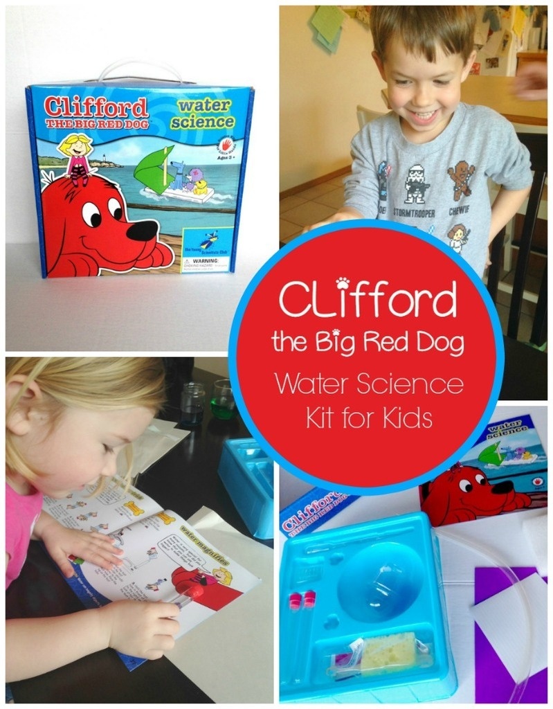 Looking for a great way to teach your preschoolers about science? Check out our review of the Clifford The Big Red Dog Water Science Kit for Kids!