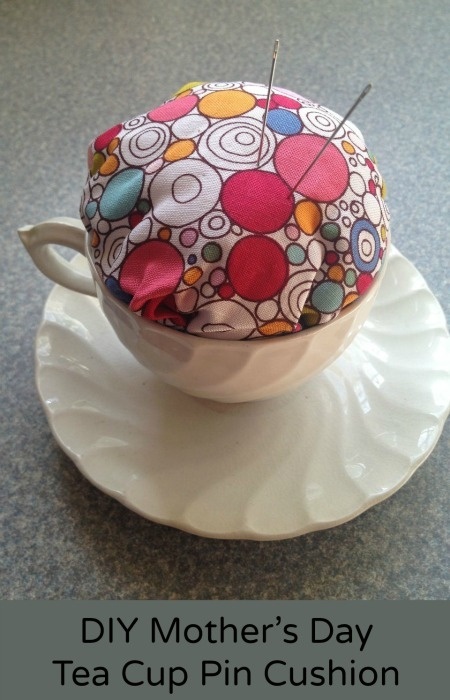 Mother's Day Craft for Kids: DIY Mother's Day Tea Cup Pin Cushion