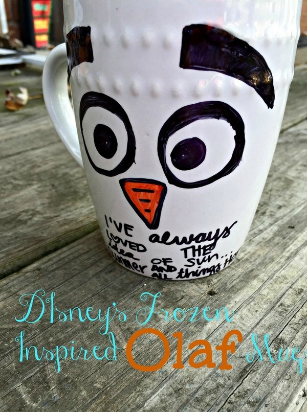 Olaf Mug Easy Snowman Winter Crafts for Kids