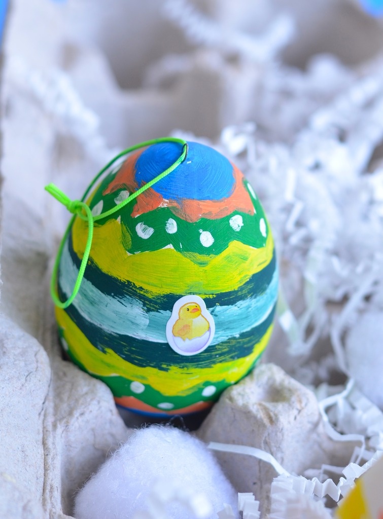 Painted Eggs Easter Craft for Kids