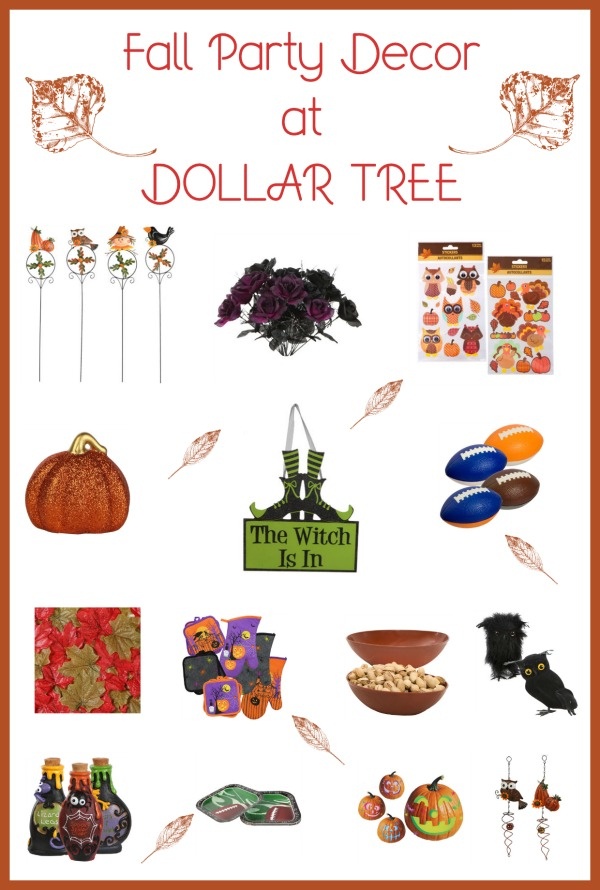 Decorate those Fall Parties for Kids for Less at Dollar Tree!