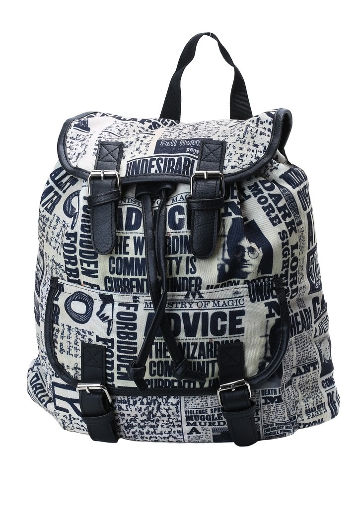 HARRY POTTER DAILY PROPHET KNAPSACK