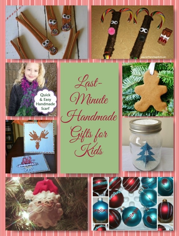 Holiday Crafts for Kids Make Great Last-Minute Gifts!