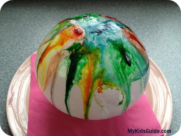 Ice Ball Painting: A Fun Preschooler Craft