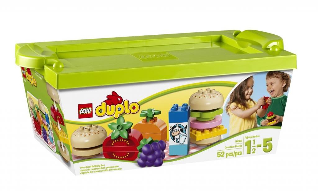 The LEGO Duplo picnic playset is one of our favorite camping toys for toddlers