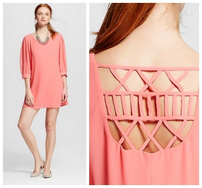 Graduation Dress Idea: Lattice Back Shift Dress