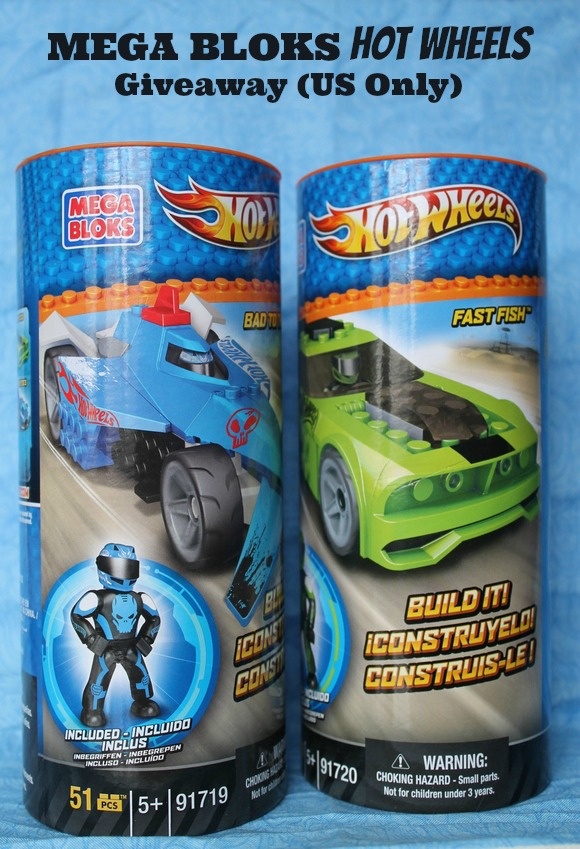 Mega Bloks Hot Wheels Speedsters Customizable Toys for Kids + Giveaway (US) #HotWheels