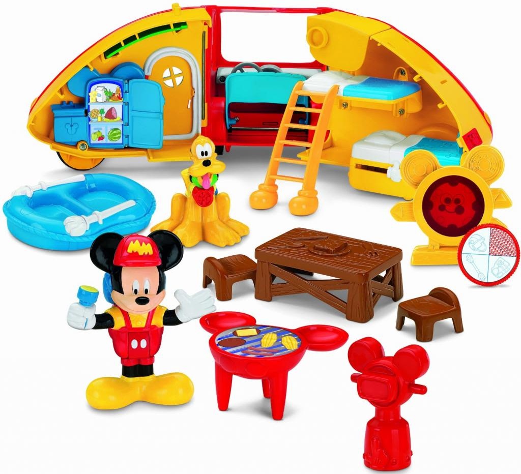 Camping toys for toddlers: Mickey Mouse camping playset