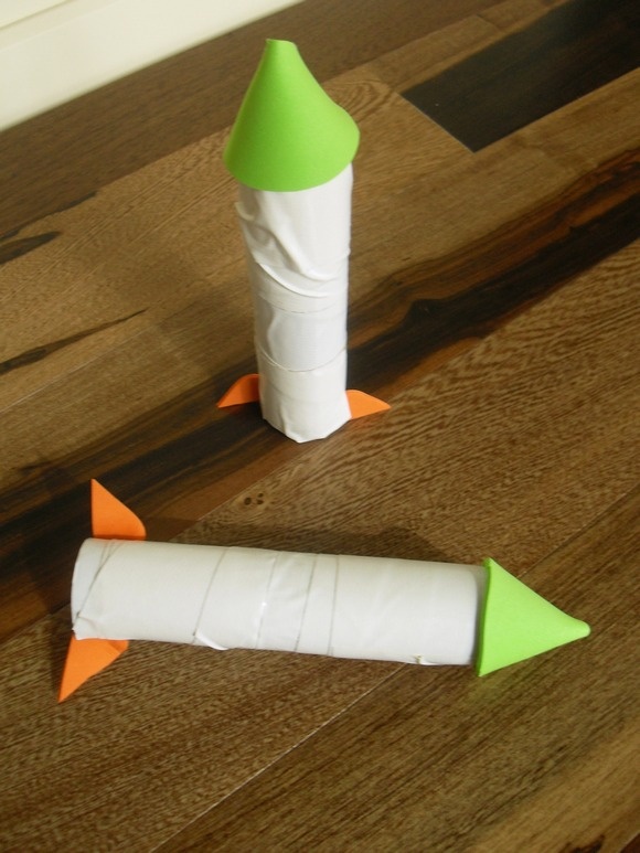 Outer Space Party Craft for Kids: Decorate Your Space Rockets