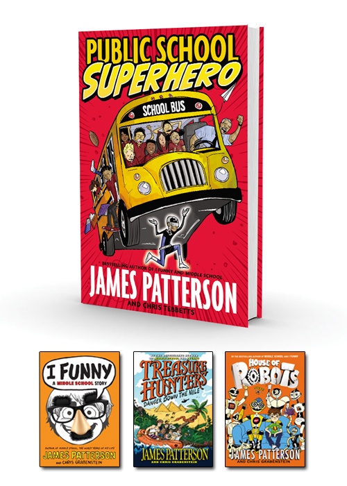 JAMES PATTERSON READS prize pack giveaway, open to US only. 