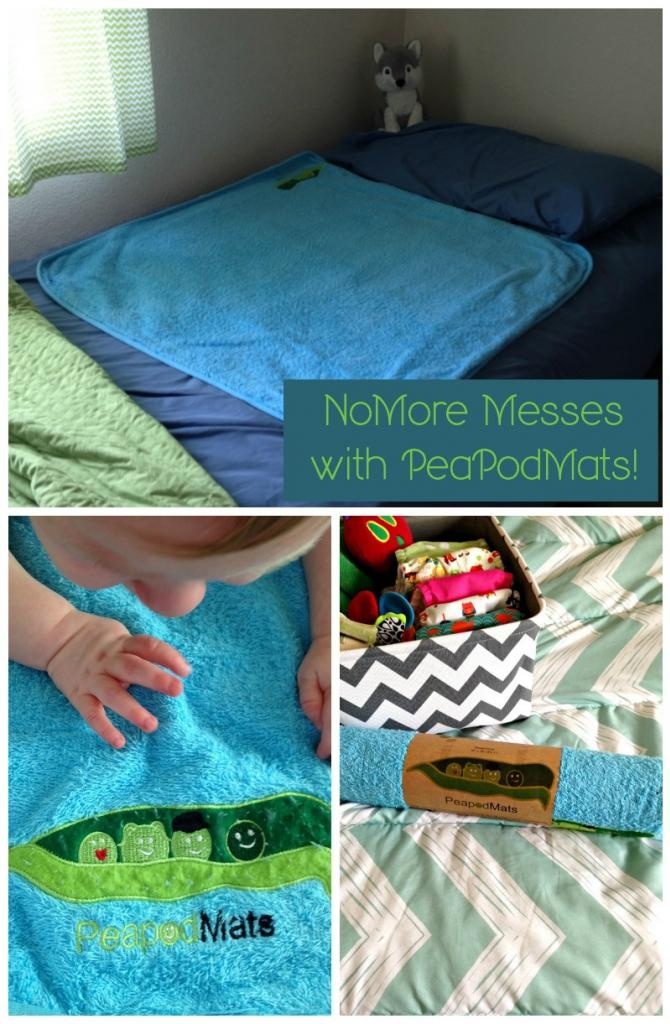 Looking for a solution to night time accidents that doesn't involve stripping the bed? Check out our PeaPodMats review & discover a softer, easier solution!