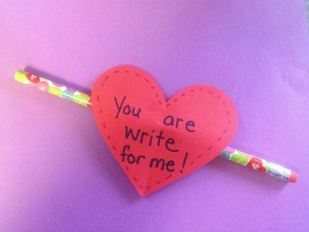 Valentine's Day Crafts for Kids: DIY Pencil Toppper