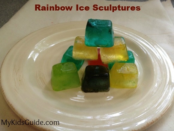 Explore the Colors of the Rainbow: Rainbow Ice Sculptures for Kids! 