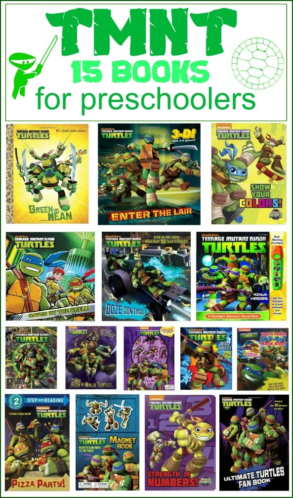 Teenage Mutant Ninja Turtles Books for Preschoolers