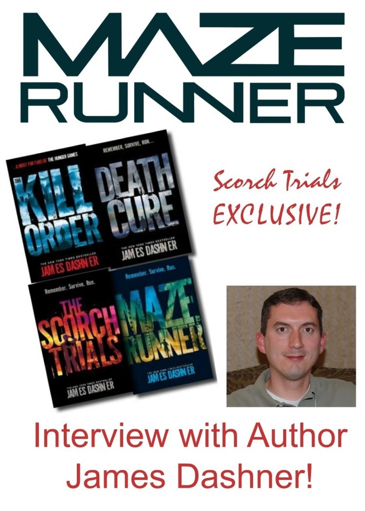 See our exclusive interview with James Dashner, author of The Maze Runner: The Scorch Trials for insider details on the movie and books! 