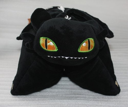 How To Train Your Dragon Toothless Night Fury Plush Cushion Pillow