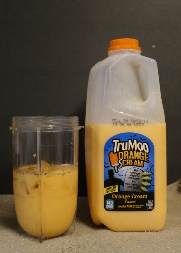 Screaming Orange Halloween Party Drink for Kids #TruMooTreats