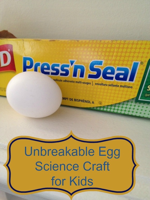 Unbreakable Egg Winter Science Activity for Kids Supplies