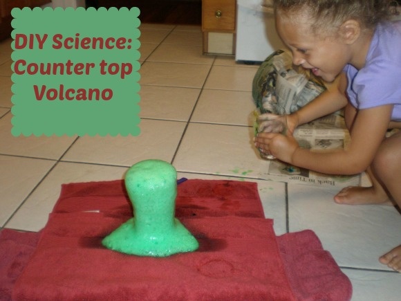 Summer Science Activity for Kids: Make a Counter Top Volcano