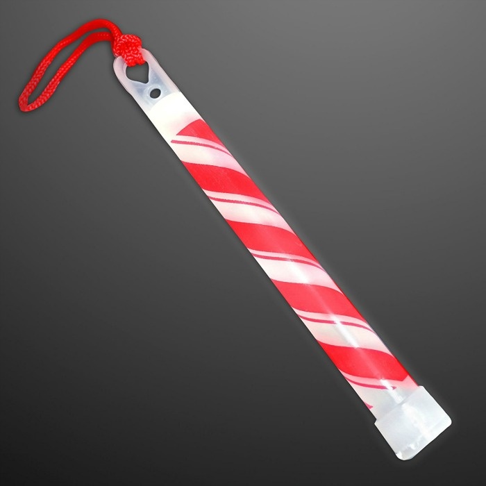 7 Glow In The Dark Christmas Party Ideas That Will Make You Want To Rock Around The Tree: Candy Cane Glow Stick