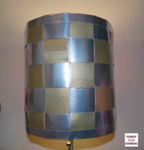 Duct Tape Lamp Shade