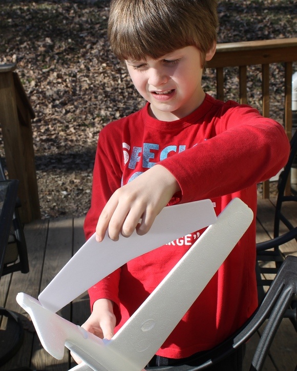 Guillow's Foam and Balsa Wood Gliders High-Flying Toys for Kids