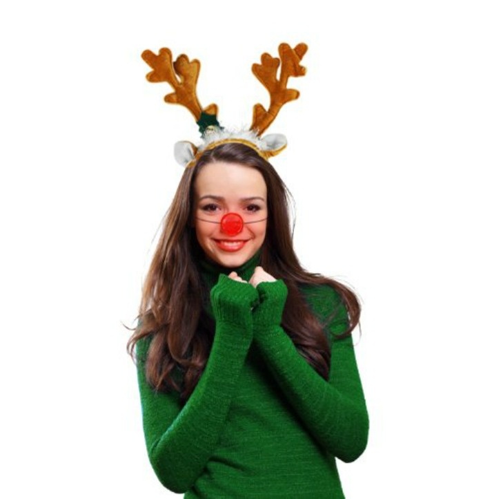 7 Glow In The Dark Christmas Party Ideas That Will Make You Want To Rock Around The Tree: Glowing Reindeer Nose