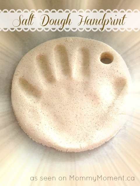 Featured Craft: DIY Salt Dough Handprint