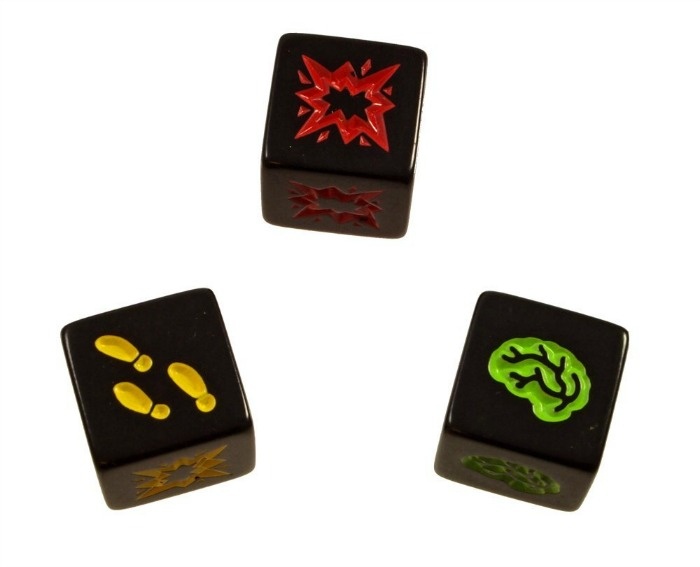 Zombie dice game for your Zombie party.