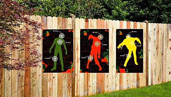 Zombie targets for your Zombie party!